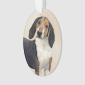 Behandeling van walker Coonhound-schilderijen - Oo Ornament (voorkant)