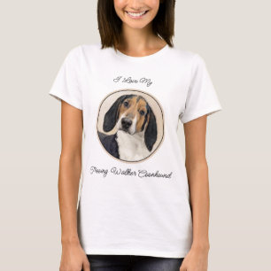 Behandeling van walker Coonhound-schilderijen - Oo T-shirt