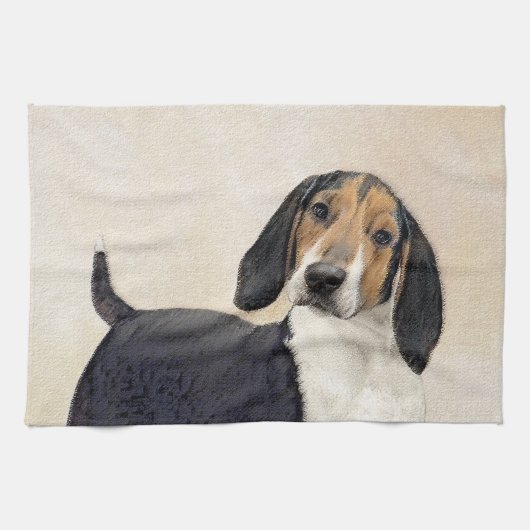 Behandeling van walker Coonhound-schilderijen - Oo Theedoek (Horizontaal)