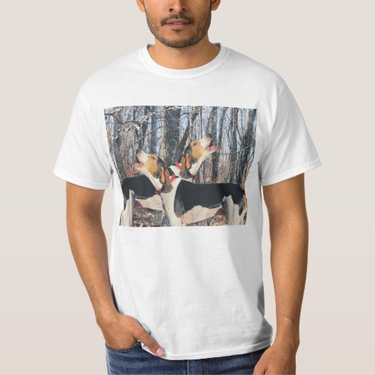 Behandeling van Walker Coonhounds in Bossen T Shir T-shirt (Voorkant)