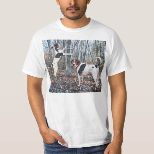 Behandeling van Walker Coonhounds in Bossen T Shir T-shirt (Voorkant)