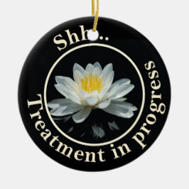 Behandelingsruimte Lotus Flower stoort niet Keramisch Ornament