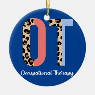 Behandelingstherapie Pediatrische therapie OT maan Keramisch Ornament