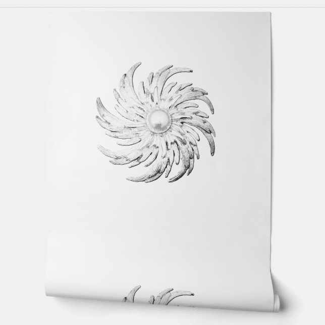 Behang BLOEM STIJL ONTWERP (Afrollen)