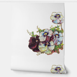 Behang bloem stijl ontwerp