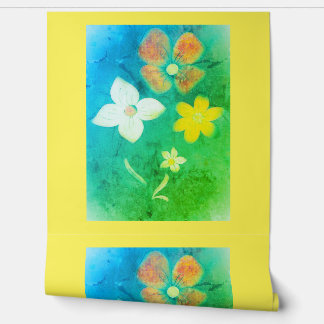 Behang BLOEM STIJL ONTWERP