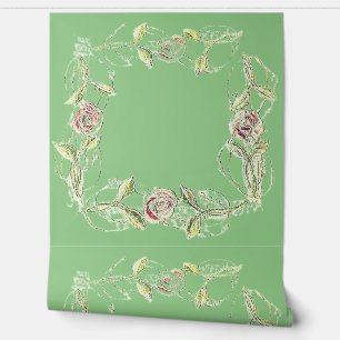 Behang BLOEM STIJL ONTWERP