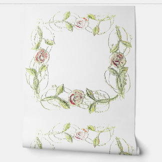 Behang BLOEM STIJL ONTWERP