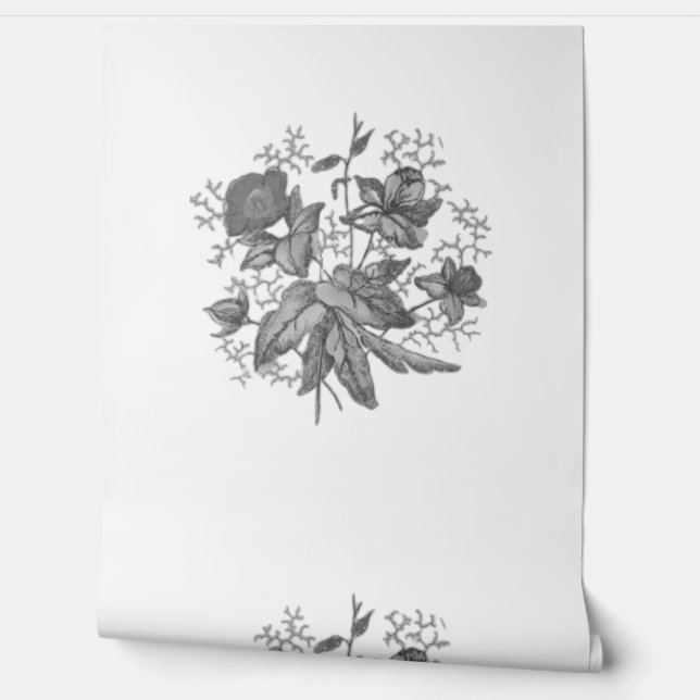 Behang BLOEM STIJL ONTWERP (Afrollen)