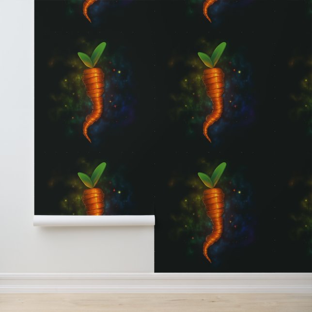 Behang met wortels (Applicatie)