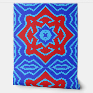 Behang, Schattige veelkleurig geometrisch klassiek Behang