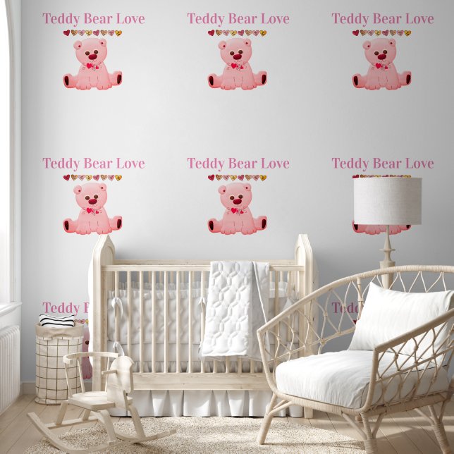 Behang Teddy Bear Liefde (Kinderen)