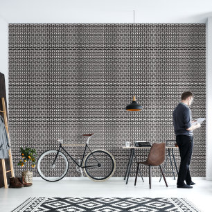 Behang zwart-wit