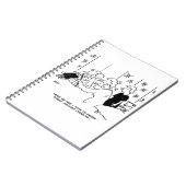 Behangen en Huis Decoratie Cartoon Notitieboek (Linkerzijde)