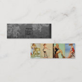  behangenmeisjes mini visitekaartje (Voorkant / Achterkant)