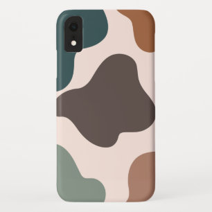 Behangkleuren Pastels Bruin Groen creativiteit iPhone XR Hoesje