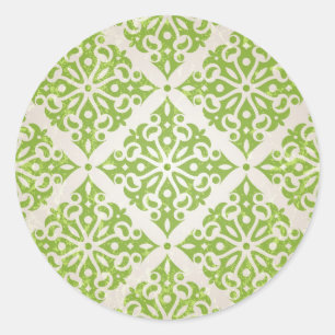behangpapier ronde sticker