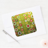 Behangpapier voor  ventilatorventilator vierkante sticker (Envelop)