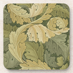 Behangselontwerp met kleuren van Acanthus/Woodland Bier Onderzetter