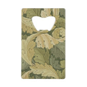Behangselontwerp met kleuren van Acanthus/Woodland Kredietkaart Flessenopener (Voorkant)