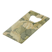 Behangselontwerp met kleuren van Acanthus/Woodland Kredietkaart Flessenopener (Achterkant Gekanteld)