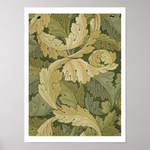 Behangselontwerp met kleuren van Acanthus/Woodland Poster