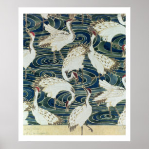 Behangselontwerp, van de Silver Studio, c.1890 Poster