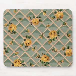 behangselpapier voor Gele rozen - Mousepad Muismat