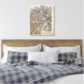 Behangselpapier voor Rozen (potlood en m/c op papi Canvas Afdruk (Insitu (Slaapkamer))