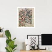 Behangselpapier voor Rozen (potlood en m/c op papi Poster (Thuiskantoor)