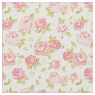 Behangselpatroon van roze rozen 3 stof
