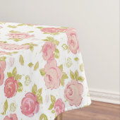 Behangselpatroon van roze rozen 3 tafelkleed (Voorbeeld)