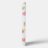 Behangselpatroon van roze rozen 4 Case-Mate iPhone case (Achterkant / Rechts)