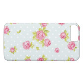 Behangselpatroon van roze rozen 4 Case-Mate iPhone case (Achterkant (Horizontaal))