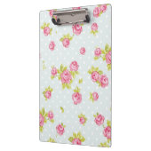 Behangselpatroon van roze rozen 4 klembord (Links)