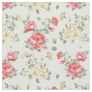 Behangselpatroon van roze rozen stof