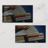Behangselportefeuille Visitekaartje (Voorkant / Achterkant)