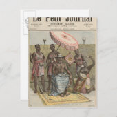 Behanzin King of Dahomey Briefkaart (Voorkant / Achterkant)