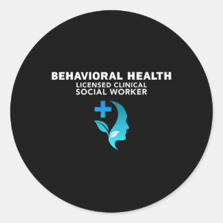 Behavioral And Mental Health Licensed Clinical Soc Ronde Sticker