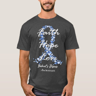 Behcets Ziekte Bewustzijn Geloof Hoop Liefde Hoop T-shirt