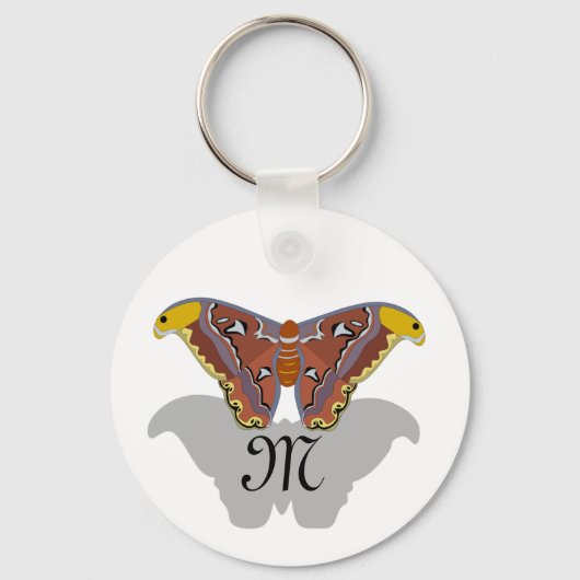 Behe Moth Monogram Sleutelhanger (Voorkant)