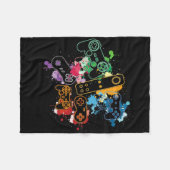 Beheer Alles Met De Videogame Controller  Fleece Deken (Voorkant (Horizontaal))