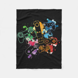 Beheer Alles Met De Videogame Controller Fleece Deken