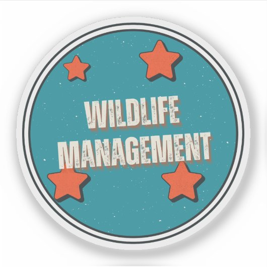 Beheer van de natuur sticker (Voorkant)