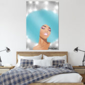 Beheerd Canvas Afdruk (Insitu (Slaapkamer))