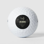 Beheerder IT Sysadmin Computer Scientist Golfballen (Voorkant)