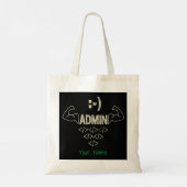 Beheerder IT Sysadmin Computer Scientist Tote Bag (Achterkant)