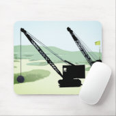 BEHEERDERS VAN Crane-OPERATOR, ENGINEER GOLF GOLFI Muismat (Met muis)