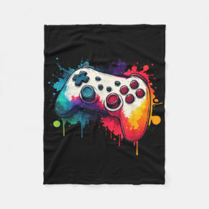 Beheers Alle Dingen Videospel Controller Gamer Fleece Deken