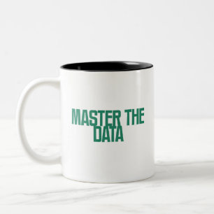 Beheers de Data Analytics Expert Professional Tweekleurige Koffiemok